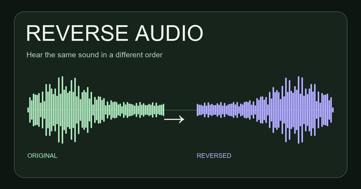 Reverse Audio Online screenshot 1